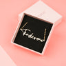 "Tenderoni" Script Necklace (18k gold-plated) - Izzy & Liv