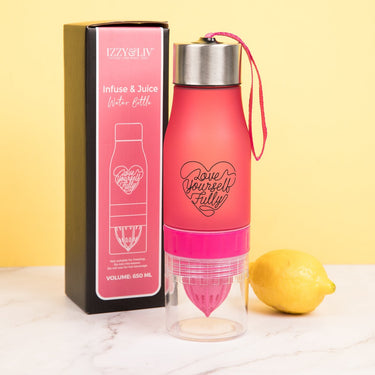 Love Yourself Fully Infuse & Juice Water Bottle - Izzy & Liv