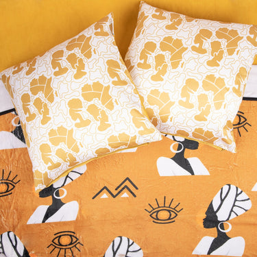 Fly Girl Roots Throw Pillow Cover (Set of 2)