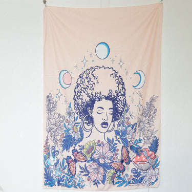 Moon Goddess  Wall Tapestry