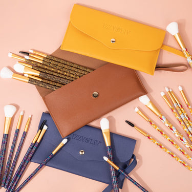 Wild Vibes 7-Piece Cosmetic Brush Set w/Case