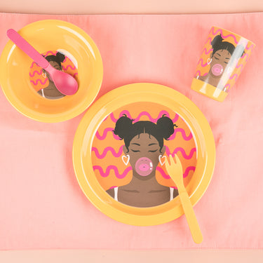 Bubble Gum Poppin' 5-Piece Snack Set - Izzy & Liv