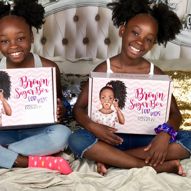 4 Boxes (1 Year) Gift Subscription - Little Girls Edition Brown Sugar Box (Ages 4-9) (QUARTERLY) - Izzy & Liv