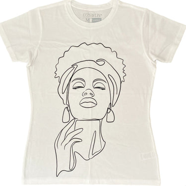 Simple Beauty Pose T-Shirt - Izzy & Liv