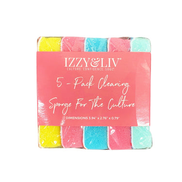 5-Pack Sponges For The Culture Set - Izzy & Liv