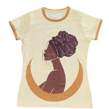 Goddess Moon Ringer T-Shirt