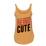 Out Here Being Cute Tank - Izzy & Liv - graphic tee