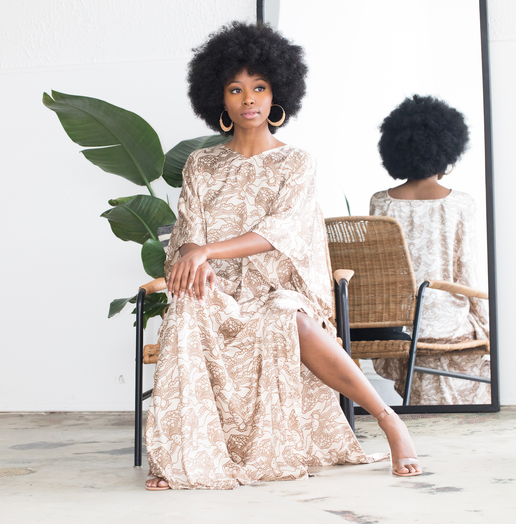 Melanin Goddess Kaftan Dress - Izzy & Liv