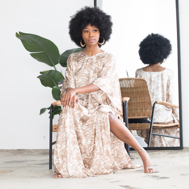 Melanin Goddess Kaftan Dress - Izzy & Liv