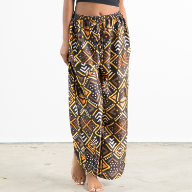 Brown Skin Queen Satin Pajama Pants