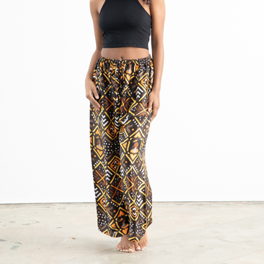 Brown Skin Queen Satin Pajama Pants