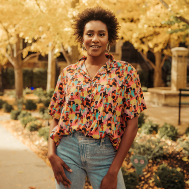 I Got All My Sisters With Me All Over Print Blouse