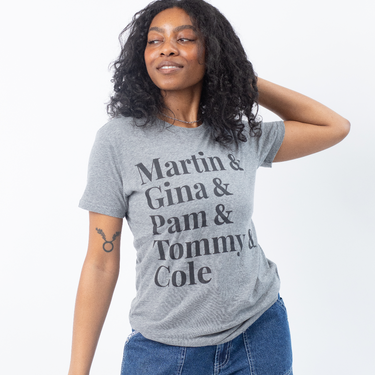 Martin, Gina, Pam, Tommy & Cole T-Shirt - Izzy & Liv - graphic tee