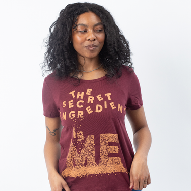 The Secret Ingredient Is Me Scoop Neck Tee