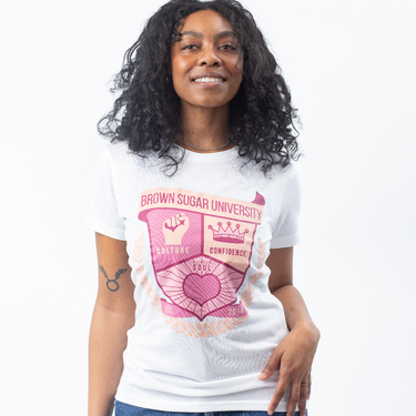 Brown Sugar University T-Shirt - Izzy & Liv - graphic tee