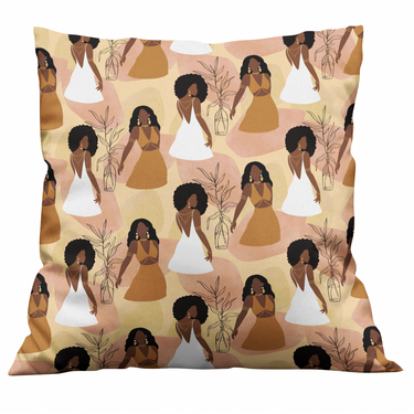 Bloomin’ Queens Throw Pillow Cover (Set of 2)