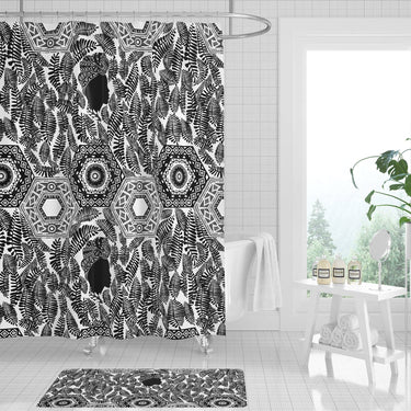 Black Onyx Beauty Shower Curtain