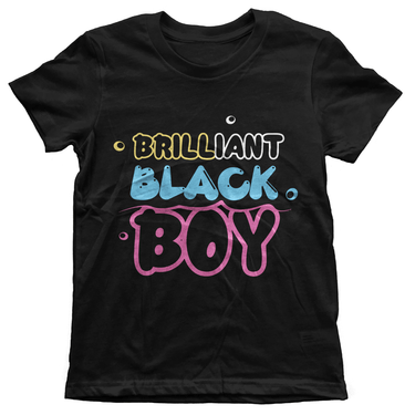 Brilliant Black Boy Youth Tee - Izzy & Liv - kid tee