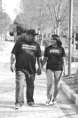 A Movement Myself and/or A Force Together Couples T-Shirt - Izzy & Liv