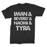 Iman, Beverly, Naomi, Tyra T-Shirt - Izzy & Liv - graphic tee
