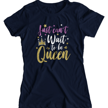 Can't Wait to Be Queen Girls Tee - Izzy & Liv - kid tee