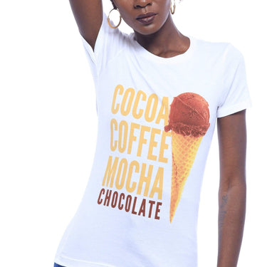 Cocoa Coffee Mocha Chocolate T-Shirt - Izzy & Liv - graphic tee