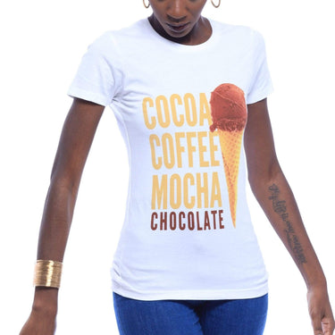 Cocoa Coffee Mocha Chocolate T-Shirt - Izzy & Liv - graphic tee