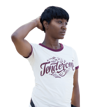 Tenderoni Ringer T-Shirt - Izzy & Liv - graphic tee