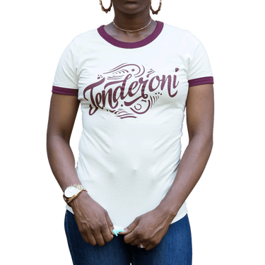 Tenderoni Ringer T-Shirt - Izzy & Liv - graphic tee