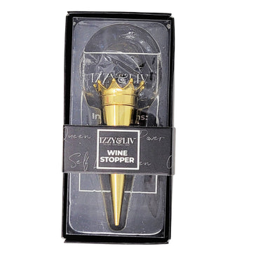 Crown Me Wine Stopper - Izzy & Liv