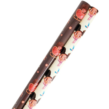 Lil Helpers Gift Wrapping Paper Roll (2-Pack Set)