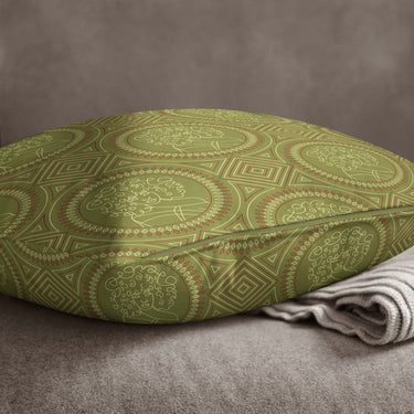 Glow On Girl (Olive) Throw Pillow Cover