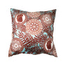 Chocolate Beauty (Teal) Throw Pillow Cover - Izzy & Liv