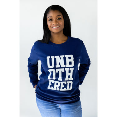Unbothered Sweatshirt (Navy) - Izzy & Liv